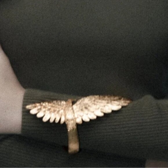 New Zara Gold Phoenix Cuff Bracelet ✨✨ With Gift Box 🎁 - Picture 6 of 8